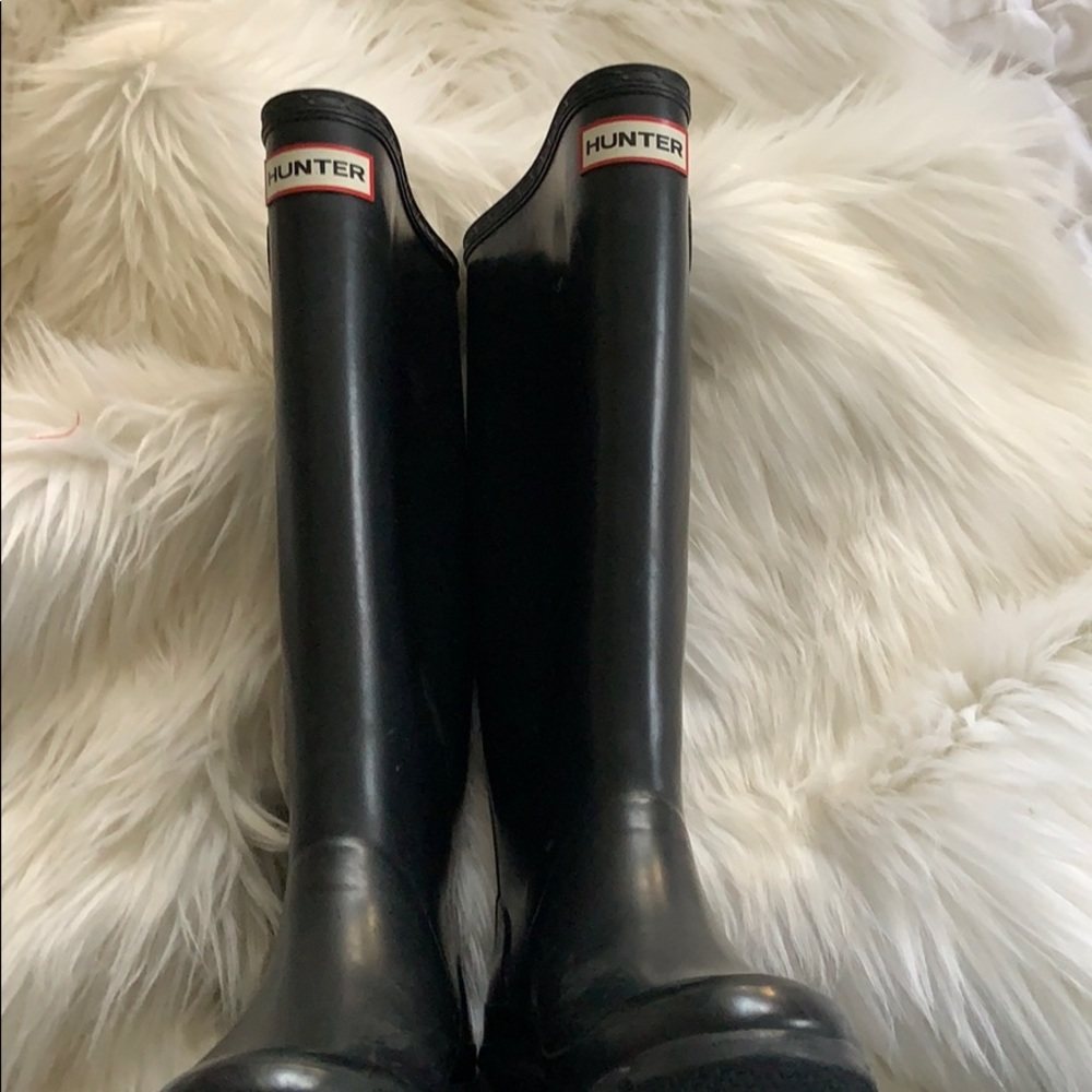 Original tall black hunter boots